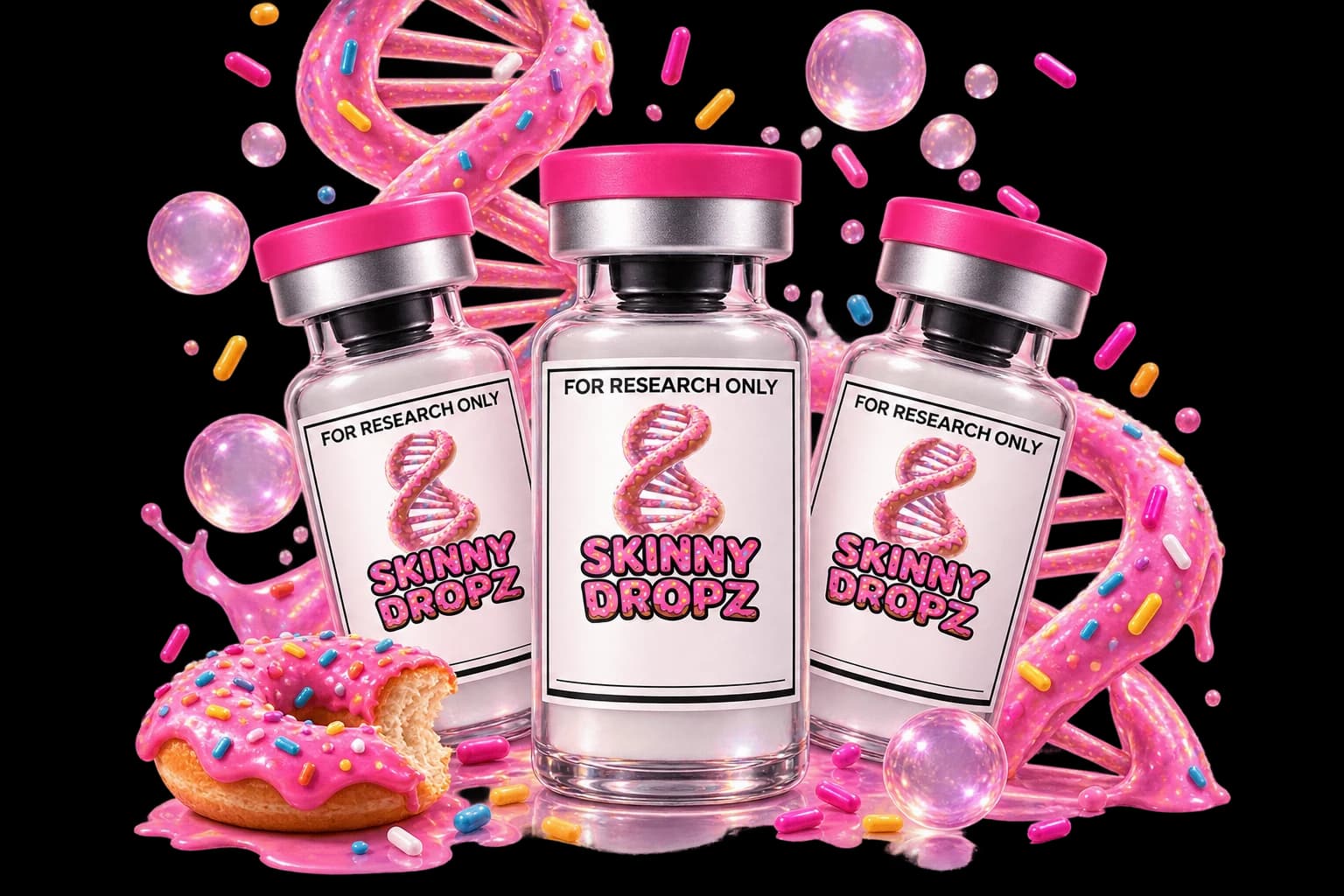 SkinnyDropz research product collection